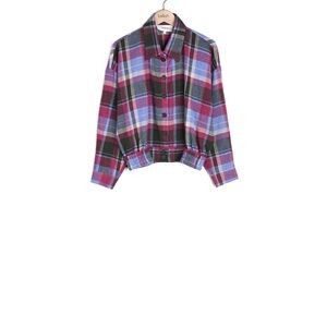 ba&sh Marylou Multicolor Plaid Women's Top